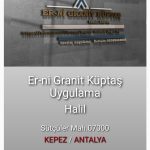 Erni granit küp taş